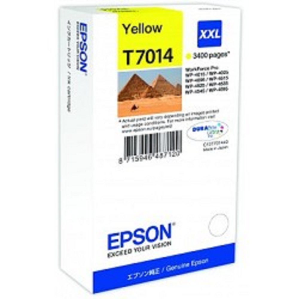EPSON C13T70144010 WP 4000/4500 Series Ink XXL Cartridge Yellow 3.4k (bus)