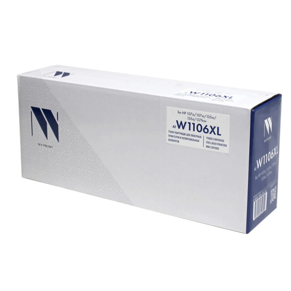 NV Print  W1106AXL  Тонер-картридж для HP 107a/107w/135w/135a/ (5000k) с чипом