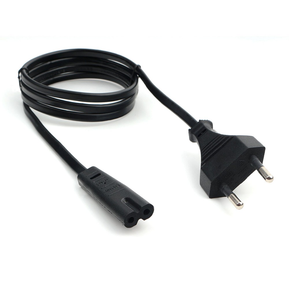 Кабель питания Cablexpert CEE 7/16-C7, 2х0.5мм2, 2.5A, 1м, черный, пакет (PC-184/2-1M)