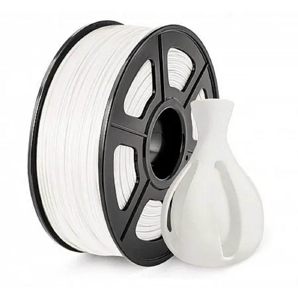 Филамент NVPRINT ASA White для 3D печати диаметр 1.75мм  длина 330 метров  масса 1 кг