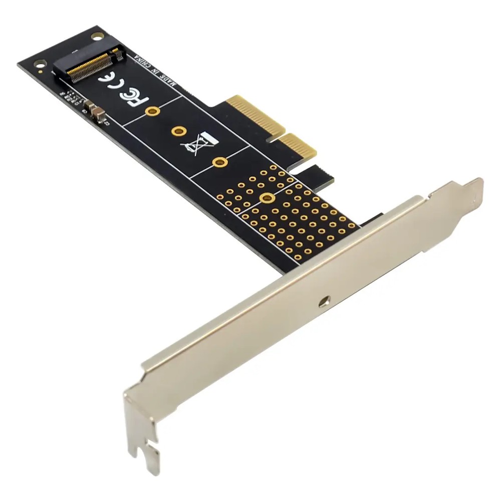 ORIENT C300EN, Переходник PCI-Ex4->M.2 M-key NVMe SSD, тип 2230/2242/2260/2280/22110, 2 планки крепления в комплекте (33294)