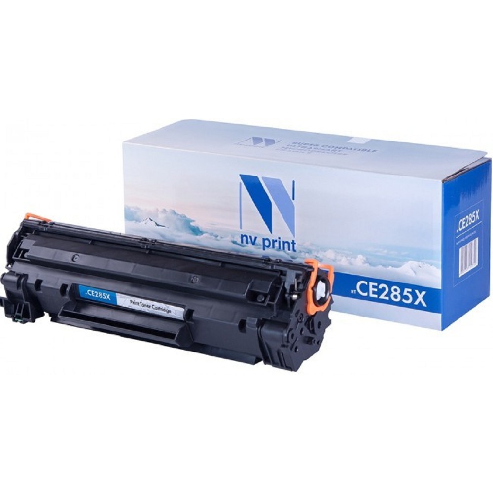 NVPrint CE285X Картридж увеличенной ёмкости для LaserJet P1102/P1102W , чёрный, 2300 стр.