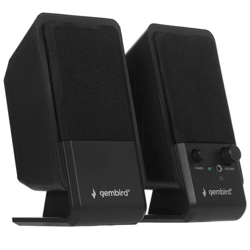 Gembird SPK-510, черный, 6 Вт, рег. громкости, разъём для наушников,USB-питание