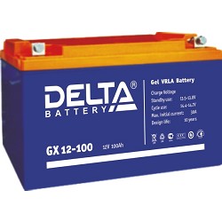 Delta GX 12-100 (100 А\ч, 12В) свинцово- кислотный аккумулятор  