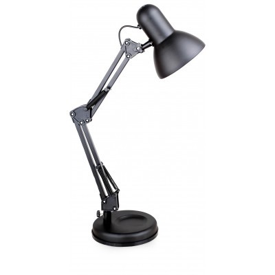 Camelion KD-313  C02 черный (Светильник настольный,230V 40...60W, E27)