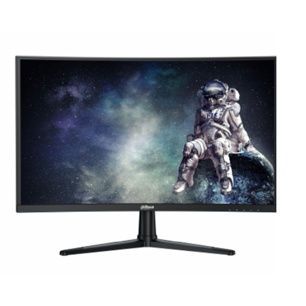 DAHUA DHI-LM27-E240C 23.6" изогнутый FHD(1920x1080); VA; ELED подсветка; 350 кд/м2; Контраст 4000:1; 240Гц; радиус изгиба 1500R; время отклика 1 мс; HDMIx1, DPx1; VESA: 100*100 мм; Аудио выход x1;