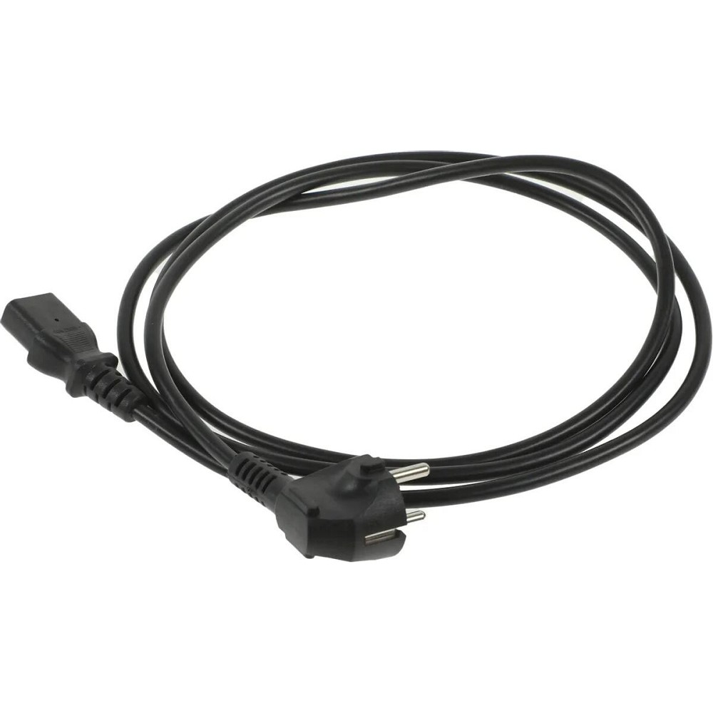 REM Шнур питания с заземлением IEC 60320 C13/EU-Schuko, 10А/250В (3x1,0), длина 1,8 м. (R-10-Cord-C13-S-1.8)