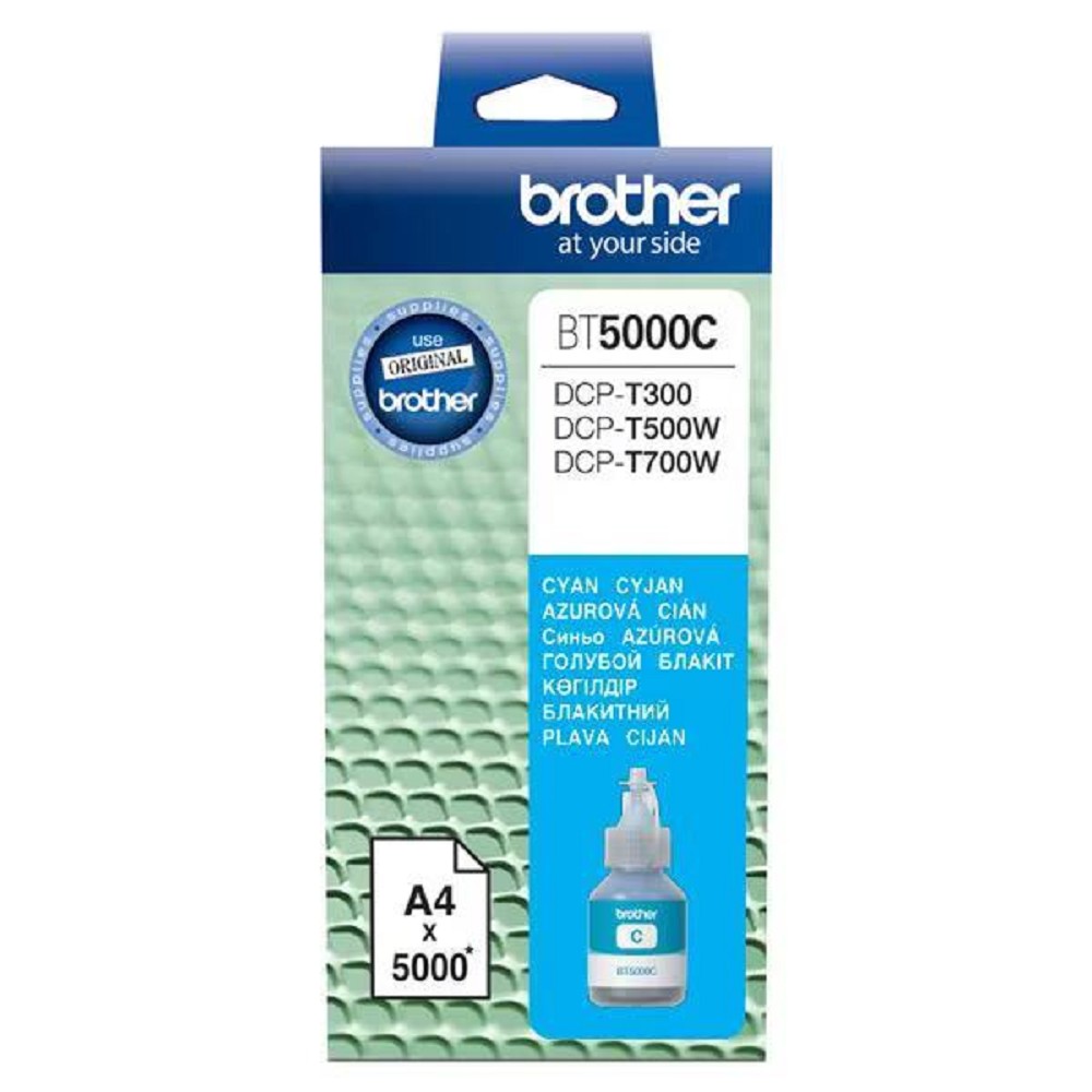 Brother BT5000C Чернила, Cyan DCPT300/500W/700W (48,8мл, 5000стр) (BT5000C)