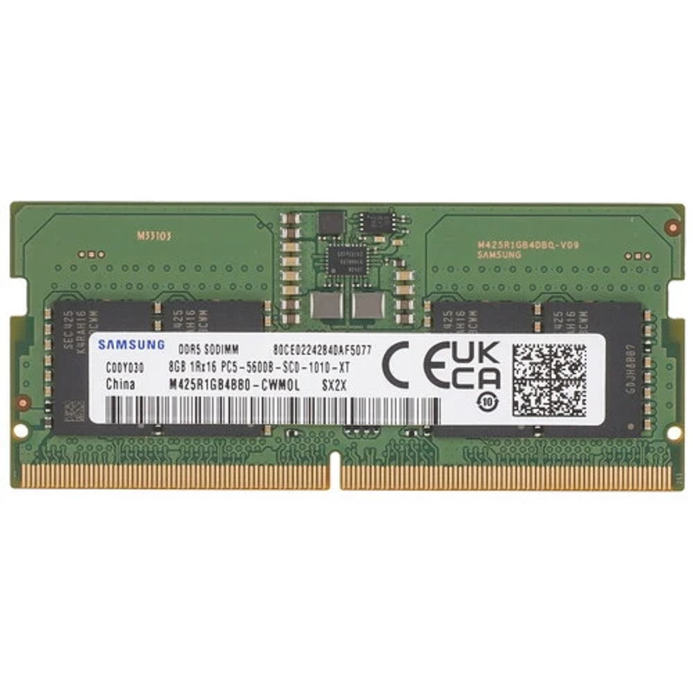 Samsung DDR5 SODIMM 8GB 5600 1Rx16, 1.1V M425R1GB4BB0-CWM
