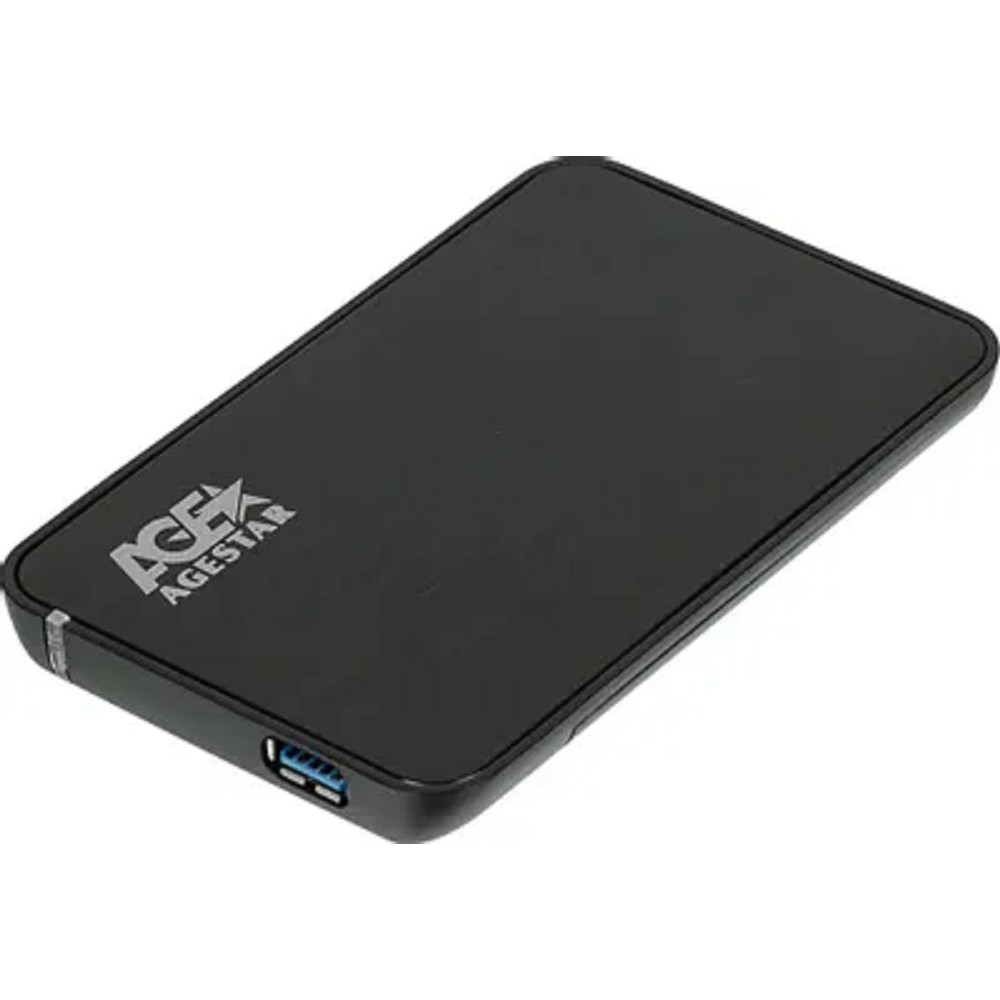 Повреждение упаковки AgeStar SUB2A8 Внешний корпус 2,5" SATA Black (USB2.0, сталь+пластик, безвинтовая конструкция) (SUB2A8 (BLACK))