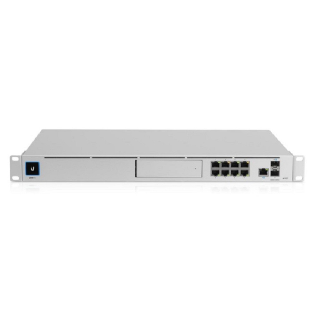 UBIQUITI UDM-Pro Маршрутизатор, UniFi Dream Machine Pro, 1*10G SFP+, 8*1GbE RJ45 LAN ports, 1*10G SFP+, 1* 1GbE RJ45 WAN ports, 3.5" NVR HDD Слот