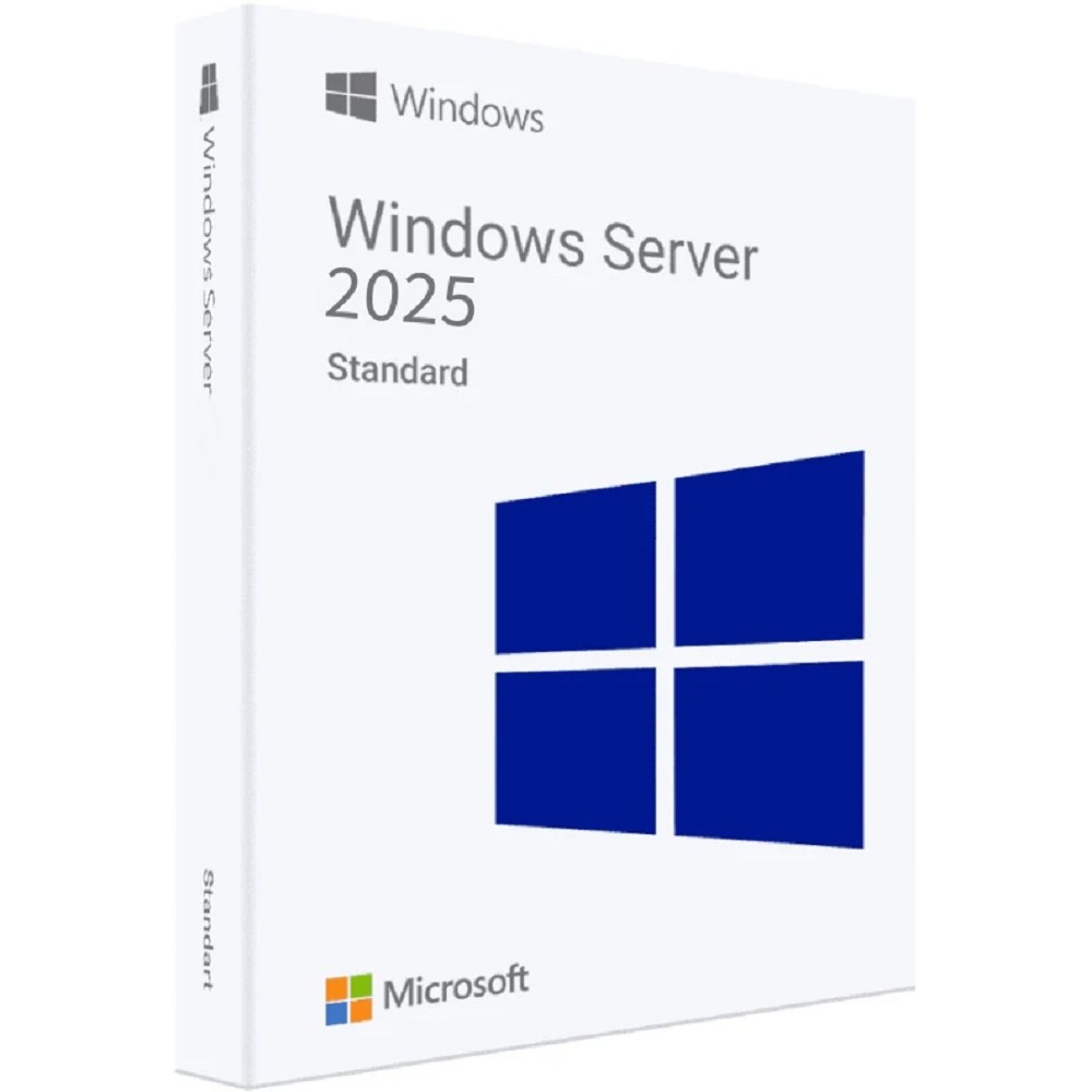 Microsoft Windows Server Std 2025 64Bit Eng 1pk DSP OEI DVD 16 Core (EP2-25187)