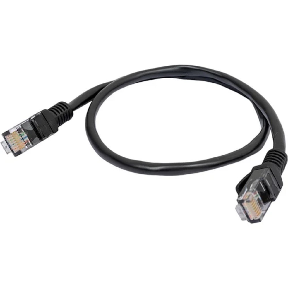Cablexpert Патч-корд медный UTP PP10-0.5M/BK кат.5, 0.5м, литой, многожильный (черный)