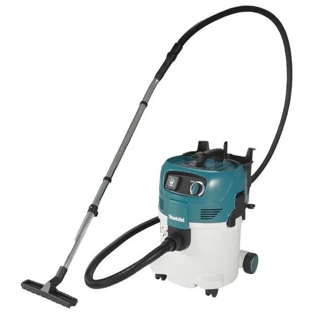 Makita VC3012L Пылесос (вл\сух),{1200Вт,3700л\м,250мбар,30л,шланг36ммх3.5м,10.0кг,кор,2нас,2 п\сб,щетка,2адапт,2труб}