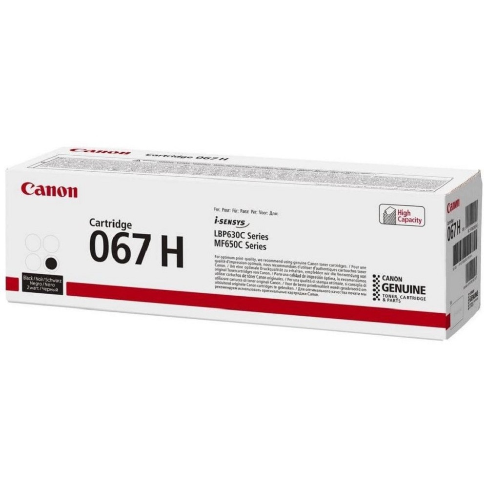 Canon Тонер-картридж/ CRG 067H BK  Black 5106C002  for MF651Cw/MF655Cdw/MF657Cdw/LBP631Cw/LBP633Cdw