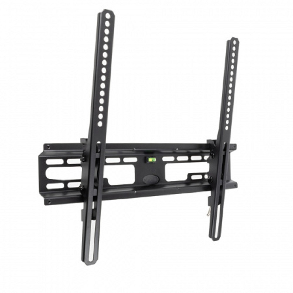 Kromax FLAT-4 new black, наст. для TV 22"-65", max 55 кг, 1 ст св., нак. +3°-10°, от ст. 42 мм, max VESA 400x400 мм.