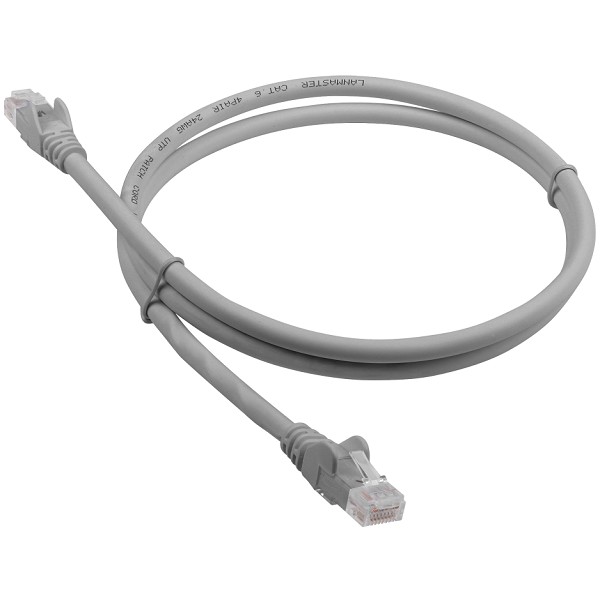 Патч-корд LANMASTER LSZH UTP кат.6, 7.0 м, серый