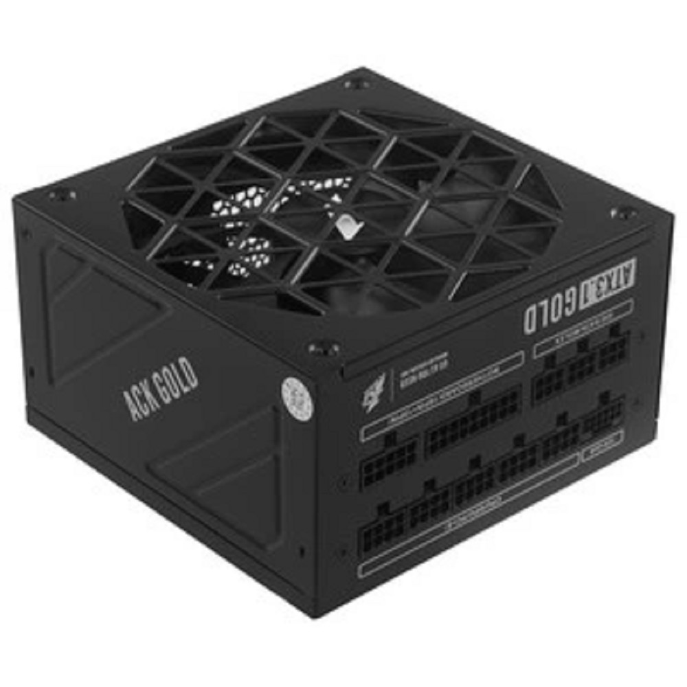 1STPLAYER Блок питания ACK GOLD 750W Black / ATX 3.1, PCle 5.1, APFC, 80 PLUS Gold, LLC+DC-DC, full Teapo caps, 140mm fan, full modular / HA-750BA2-BK