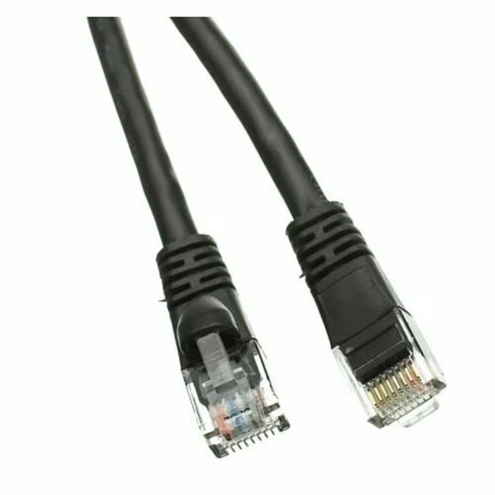Патч-корд Bion [BPC-U5E101-3M-BK] U/UTP, Cat.5e, AWG 26 (7/0,16мм), CCA, многожильный, PVC, 3м, черный
