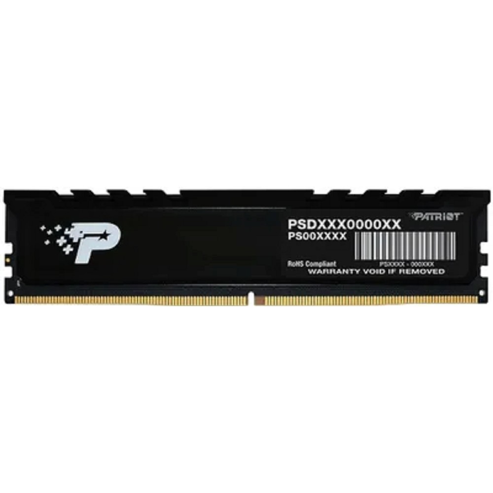 Patriot DDR5 DIMM 16GB 5600MHz PSP516G560081H1 Signature Premium RTL PC5-44800 CL46 288-pin 1.1В single rank с радиатором Ret