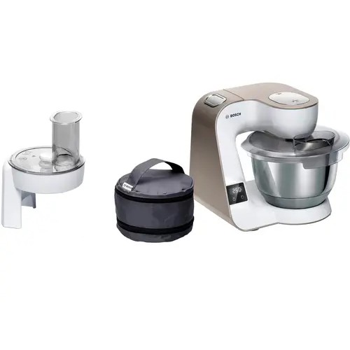 Кухонный комбайн BOSCH/ 1000 Вт, цвет белый, бежевый