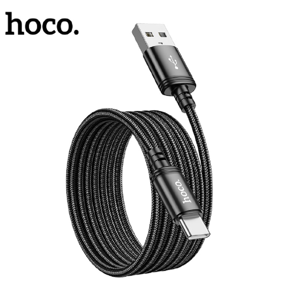 HOCO X89/ USB кабель Type-C/ 2m/ 3A/ Black