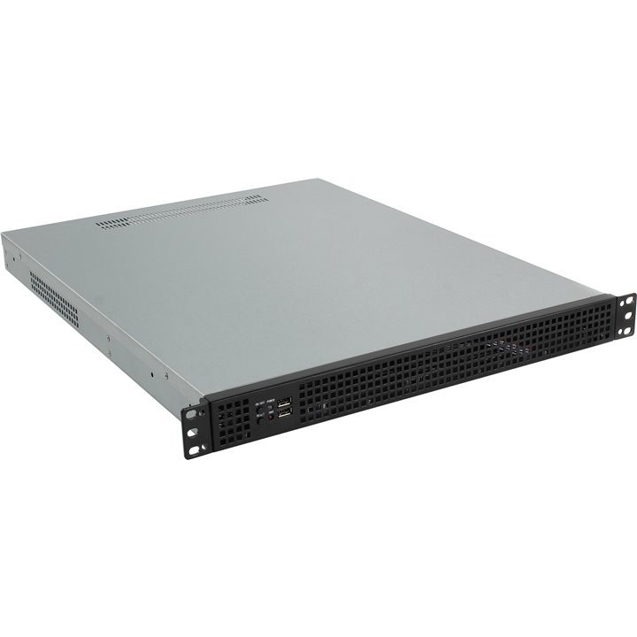 Exegate EX265499RUS Серверный корпус Pro 1U550-04 <RM 19",  высота 1U, глубина 550, БП 450ADS, USB>