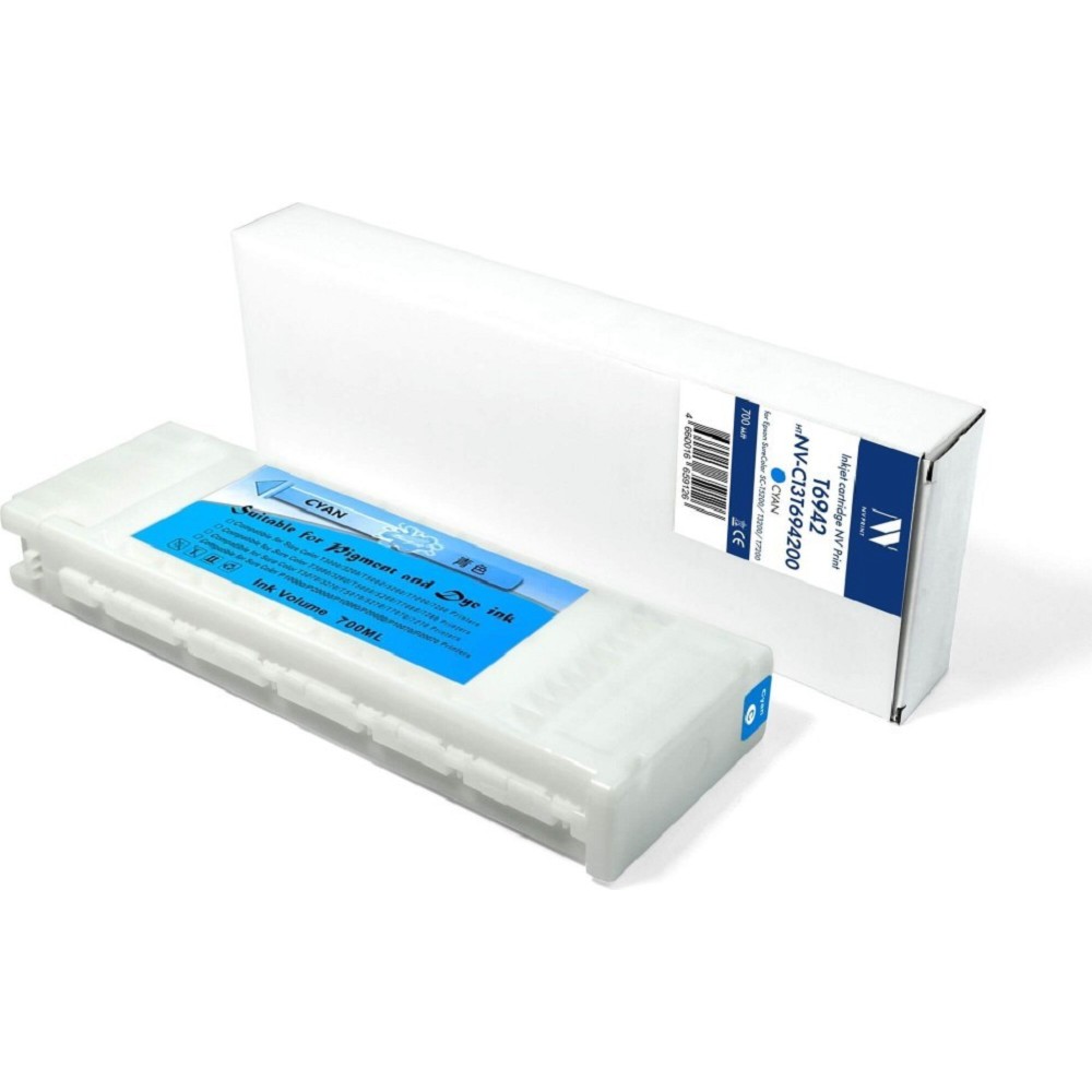 Струйный картридж NV Print T6942 (NV-C13T694200) Cyan для Epson SureColor SC-T5200/T3200/T7200 (700 мл) 