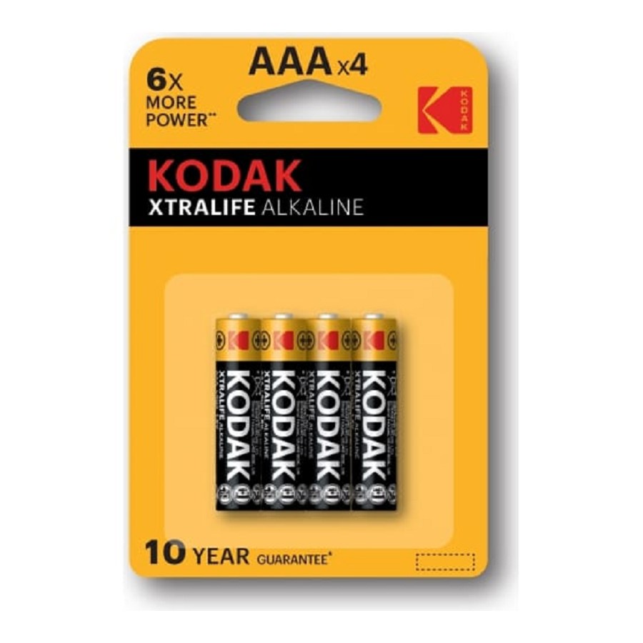 Kodak LR03-4Bl Xtralife Alkaline [K3A-4] (40/200/32000) (4 шт. в уп-ке)