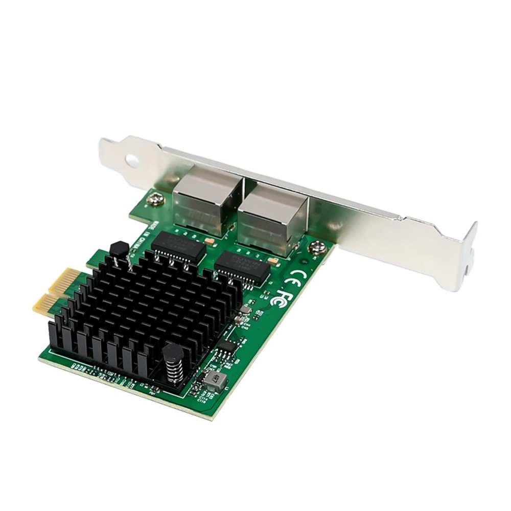 ORIENT XWT-INT226L2PE, Сетевая карта PCI-Ex1 v3.1 2xRJ45 2.5GbE NIC, Intel I226-V chipset, 2.5/1 Гбит/с, 2 планки крепления (33474)