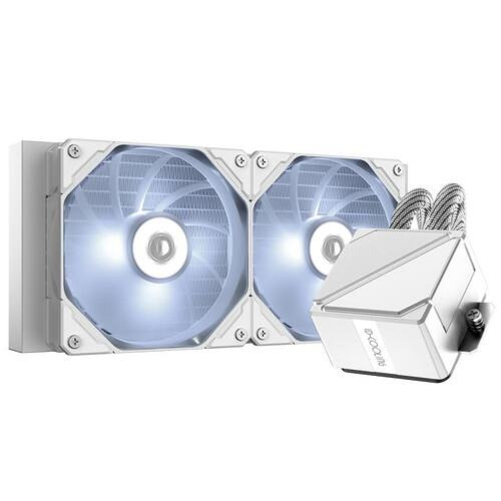 Повреждение упаковки Кулер с водяным охлаждением ID-Cooling Dashflow 240 Basic White 1150/1155/S1156/1151/1200/1700, AM4/AM5 