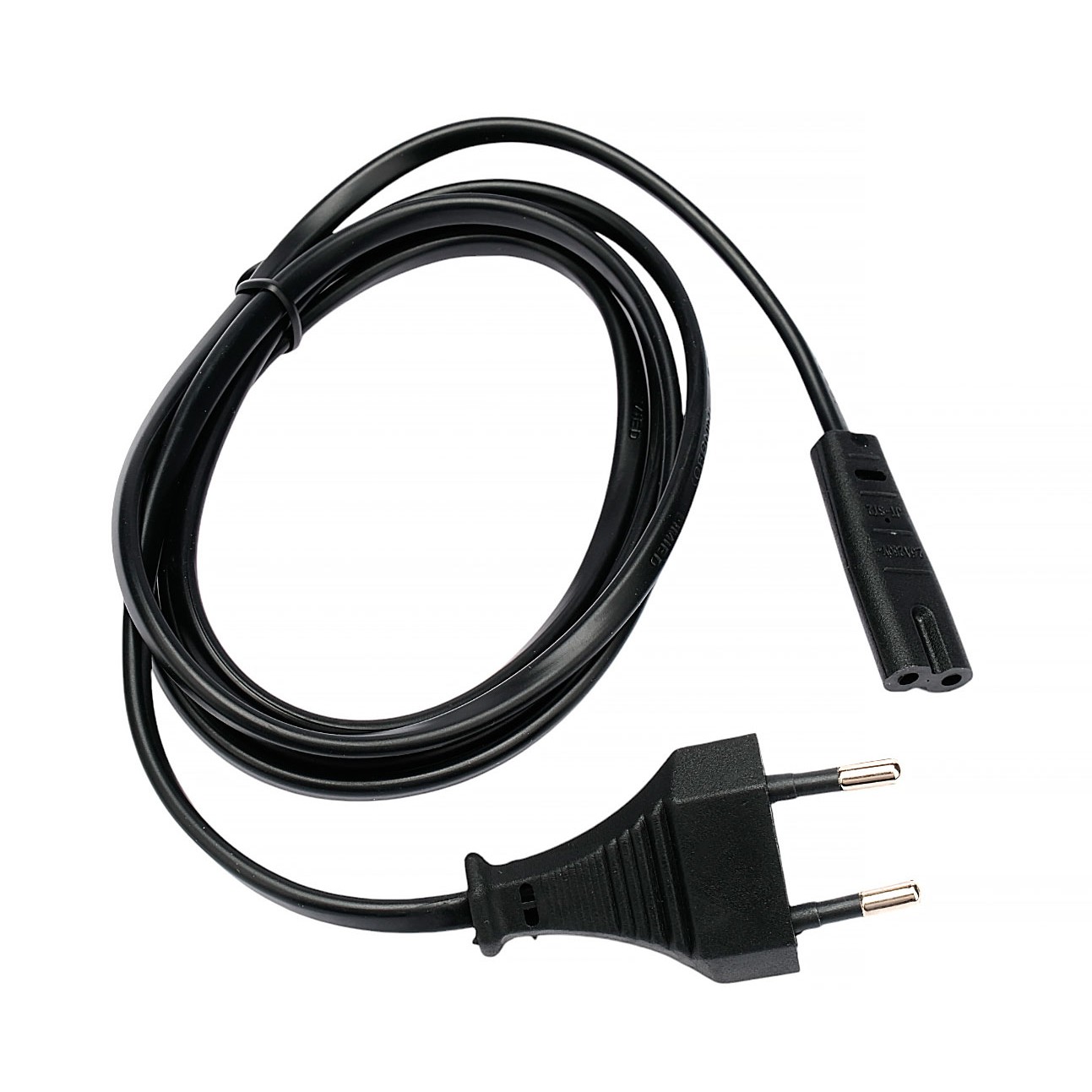 Cablexpert  Кабель питания CEE 7/16-C7, 2х0.5мм2, 2.5А, 1.5м, черный, пакет (PC-184/2-1.5M)