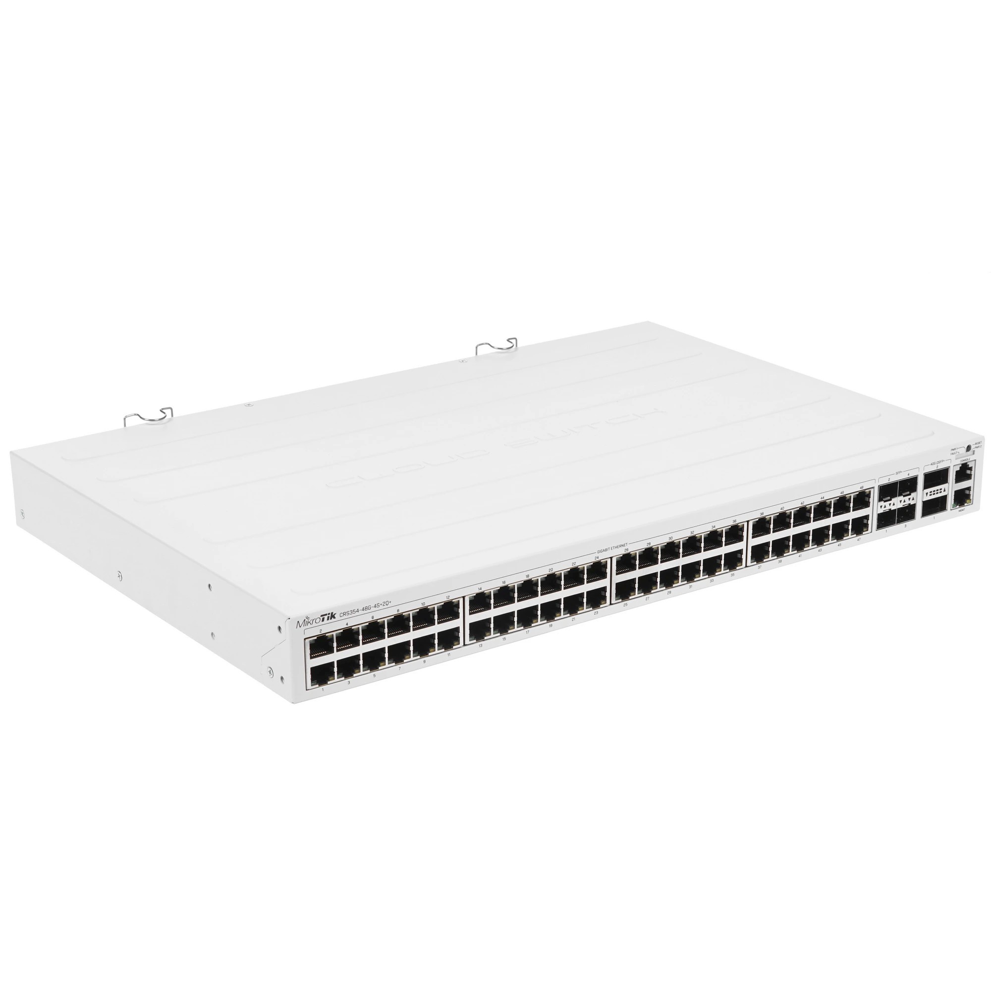 MikroTik CRS354-48G-4S+2Q+RM Коммутатор управляемый, Cloud Router Switch 354-48G-4S+2Q+RM with RouterOS L5 license