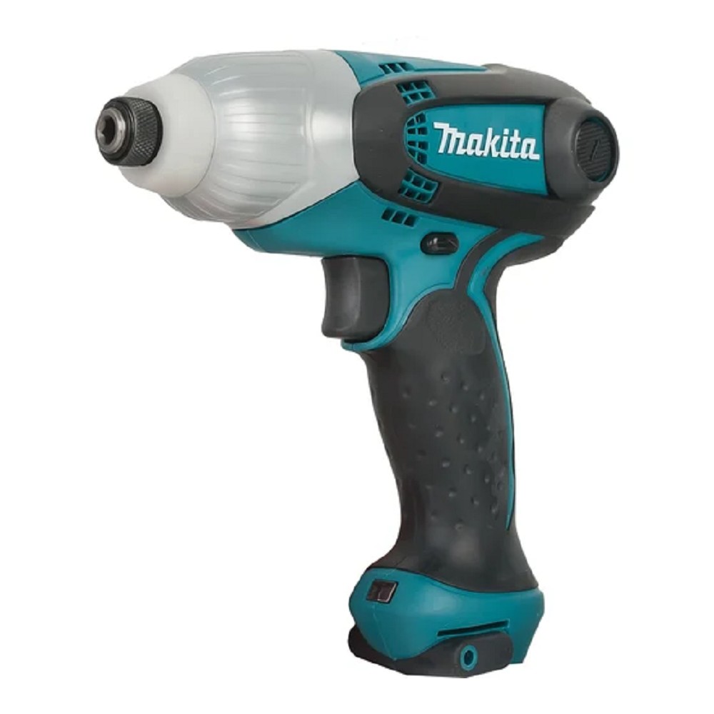 Makita TD0101F Шуруповерт ударный [TD0101F] {230Вт,0-3200у\м,6-ти гран 6.35,100Нм,0.99кг,кор,M4-M14,бита Philips,подсветка}