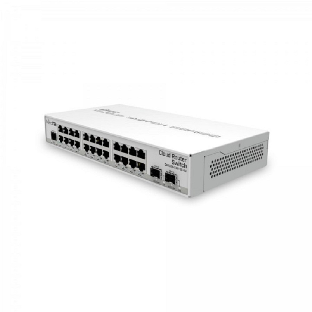 MikroTik CRS326-24G-2S+IN Коммутатор управляемый, 24Gigabit Ethernet, 2 SFP+ настольное исполнение