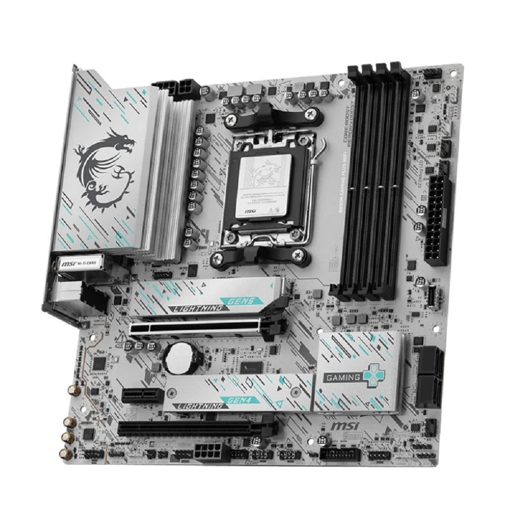 MSI B850M GAMING PLUS WIFI {SocketAM5 AMD B850 4xDDR5 mATX AC`97 8ch(7.1) 5Gigabit RAID+HDMI+DP}