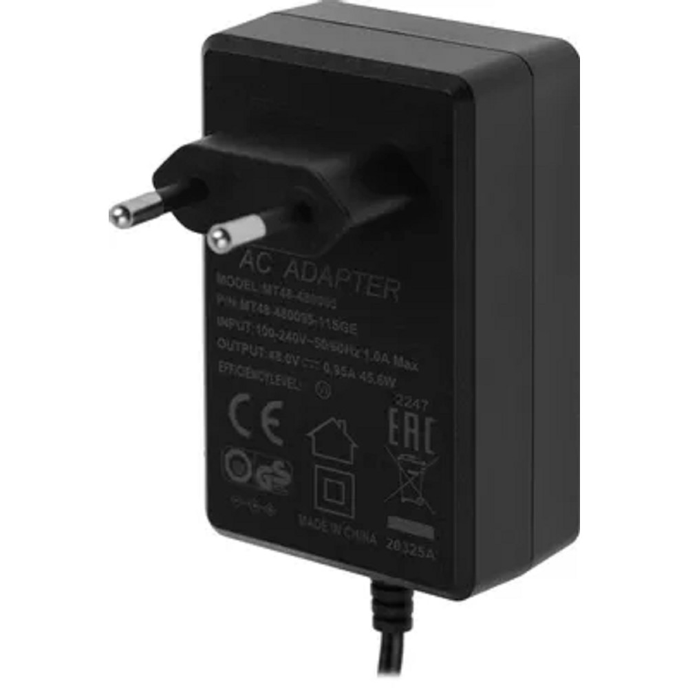 MikroTik MT48-480095-11DGE\SGE Блок питания, 48V 0.95A 45.6W
