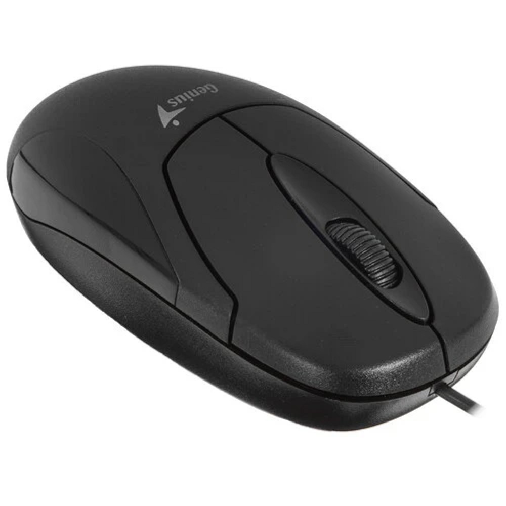 Genius Мышь XScroll V3 black { USB, G5 optical 1000dpi, подходит под обе руки } [31010233100/31010021400]