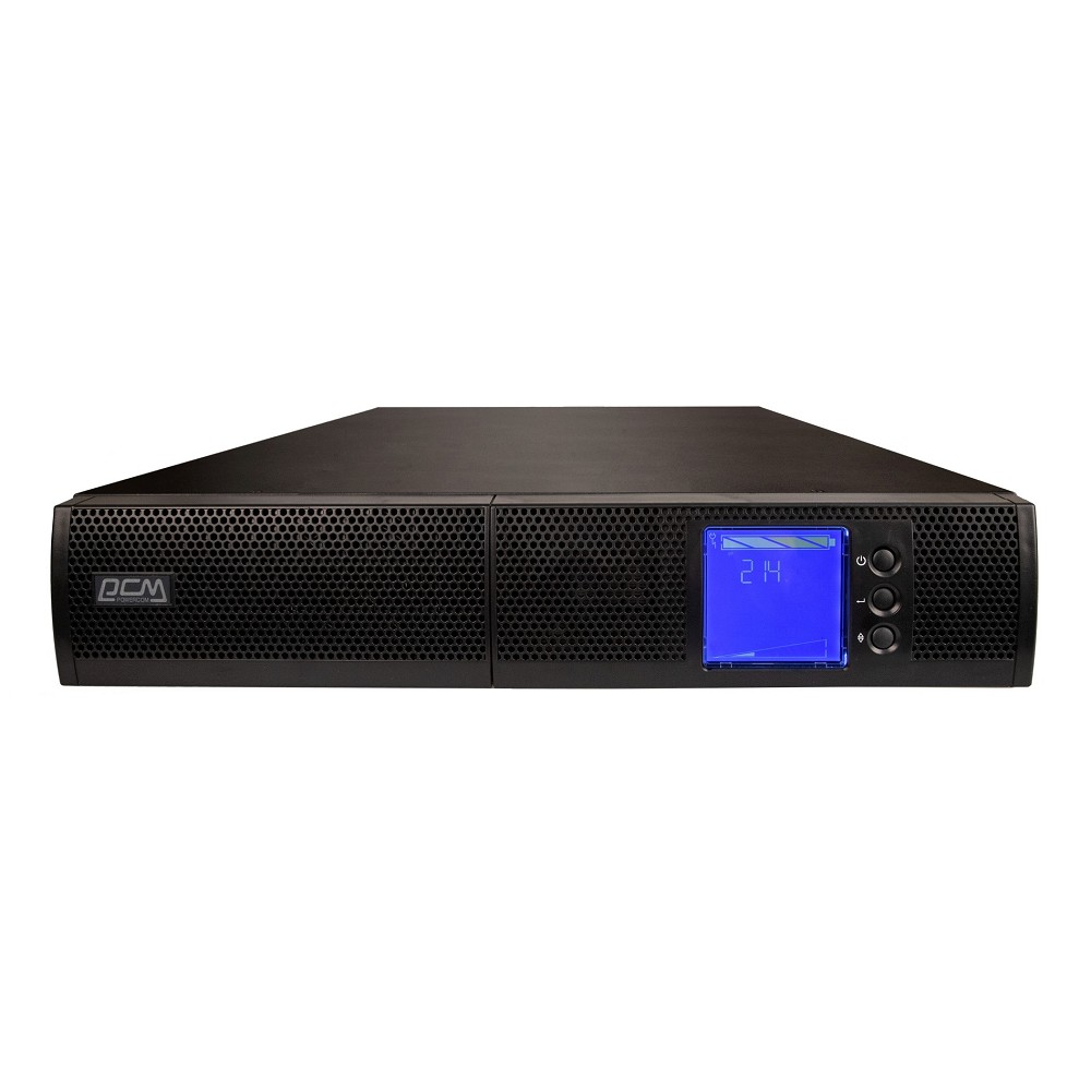 PowerCom Sentinel SNT-3000 ИБП {Online, 3000VA / 3000W, Rack/Tower, IEC, LCD, RS-232/USB, SNMPslot} (1452103)
