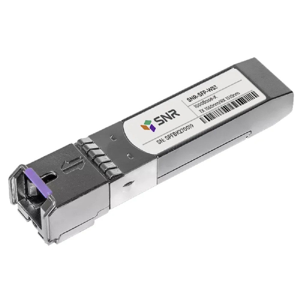 SNR-SFP-W53-40 SNR Модуль SFP WDM, дальность до 40км (21dB), 1550нм