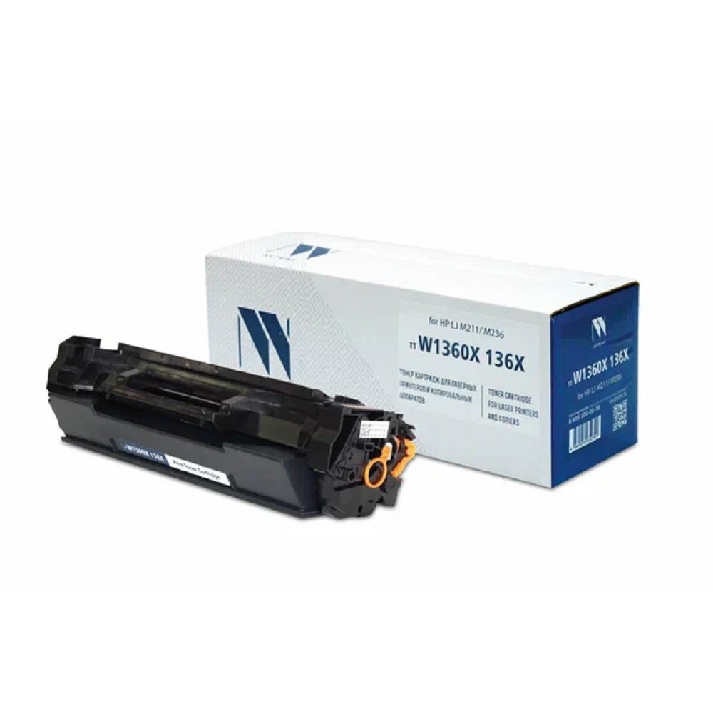 Повреждение упаковки NV Print  W1360X Тонер-картридж (NV-W1360X) (ОГРАНИЧЕНИЕ ПО ПРОШИВКАМ)  для HP LJ M211/M236 (2600k)
