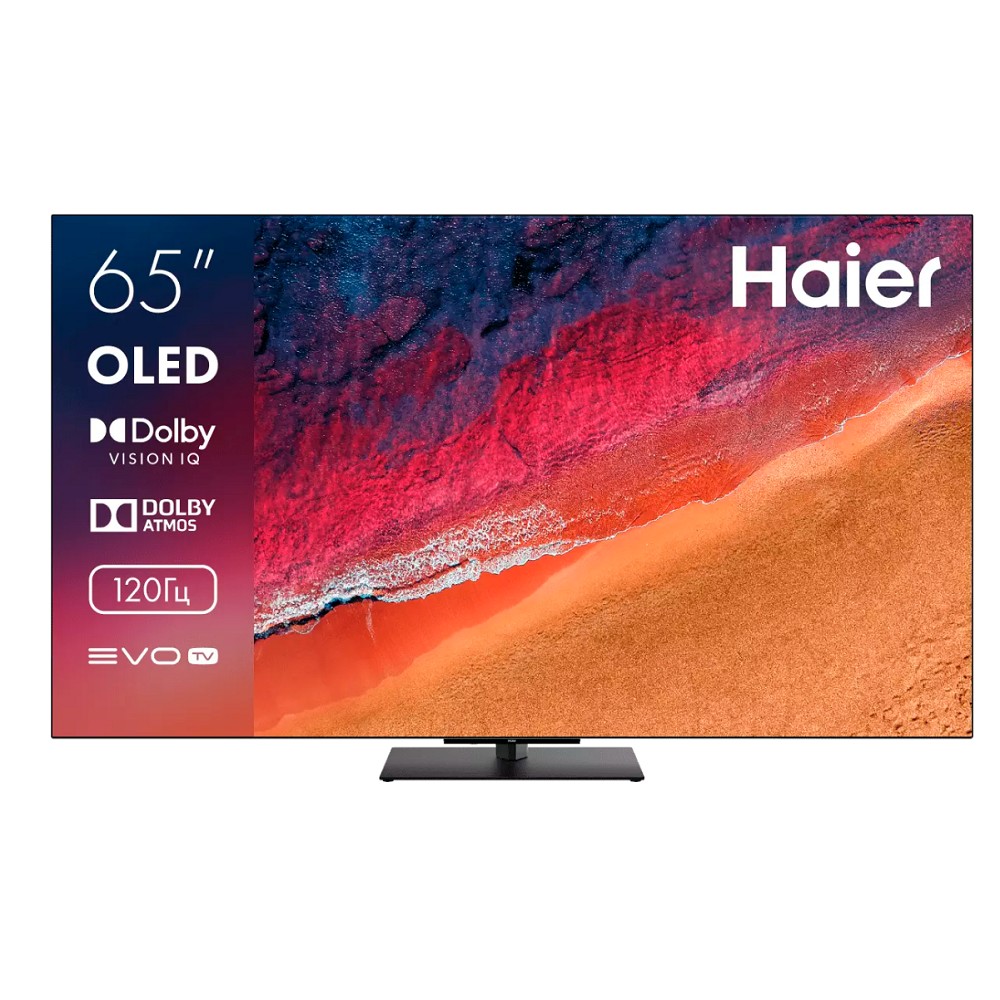 Haier 65" черный OLED S9 Pro Frameless 4K UHD 120Hz DVB-T DVB-T2 DVB-C DVB-S2 USB WiFi Smart TV 