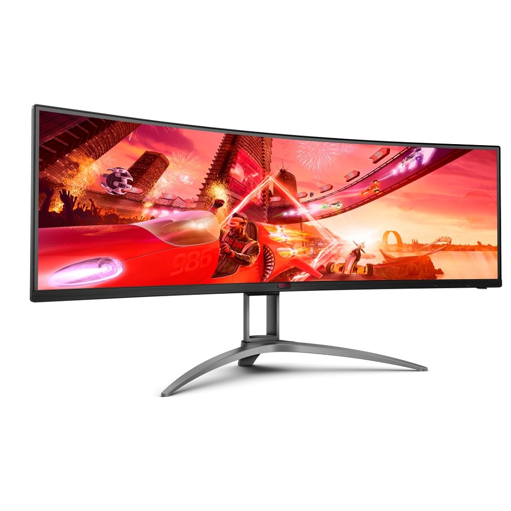 LCD AOC 49" AG493UCX2 {VA 5140x1440 165Hz 1ms 178/178 550cd 3000:1 8bit DisplayHDR400 3xHDMI2.0 DisplayPort1.4 3xUSB3.2 USB-C(65W) 2x5W VESA}