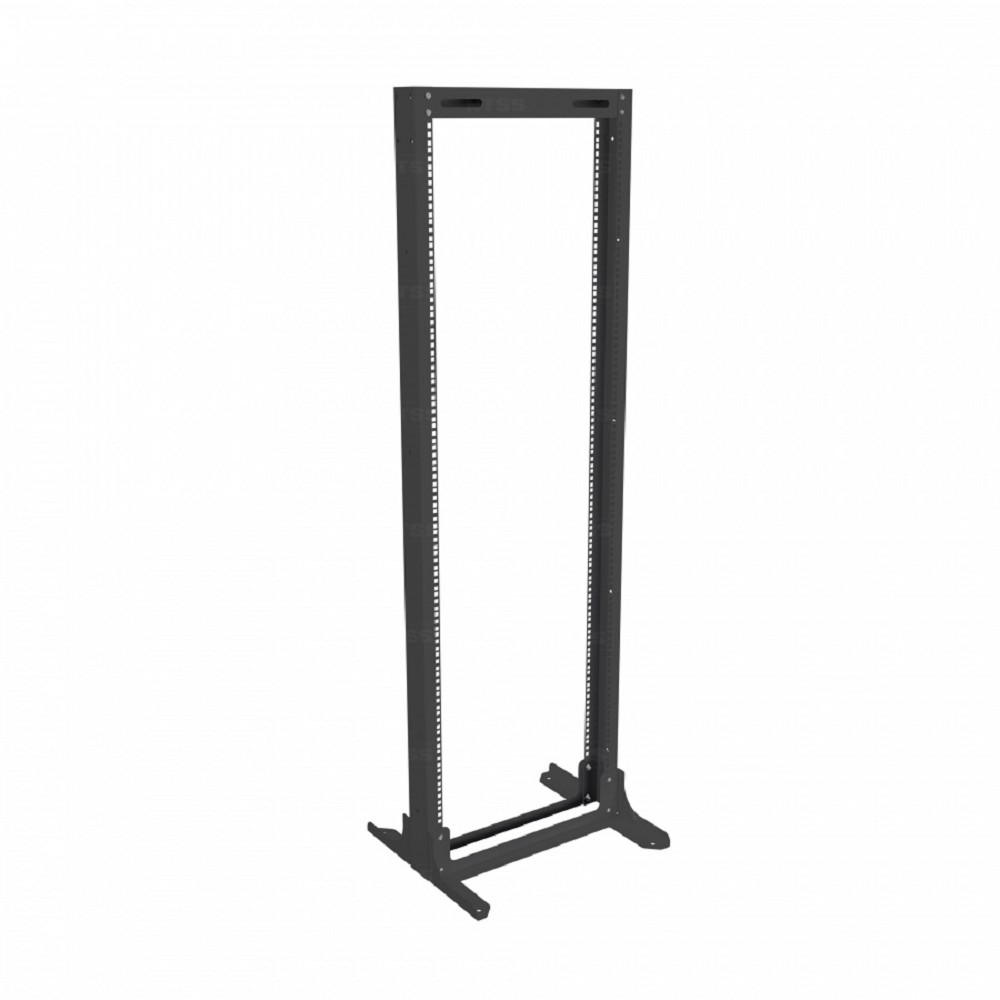 NTSS Стойка серверная NTSS OR однорамная 33U 19, комплект ножек, черный RAL 9005 NTSS-1GOR33U-BL