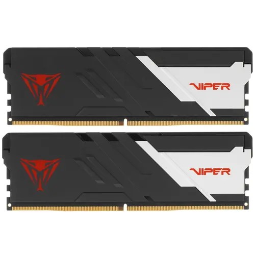 Patriot DDR5 DIMM 32Gb 2x16Gb 7000MHz PVV532G700C32K Viper Venom RTL Gaming PC5-56000 CL32 DIMM 288-pin 1.45В kit с радиатором Ret