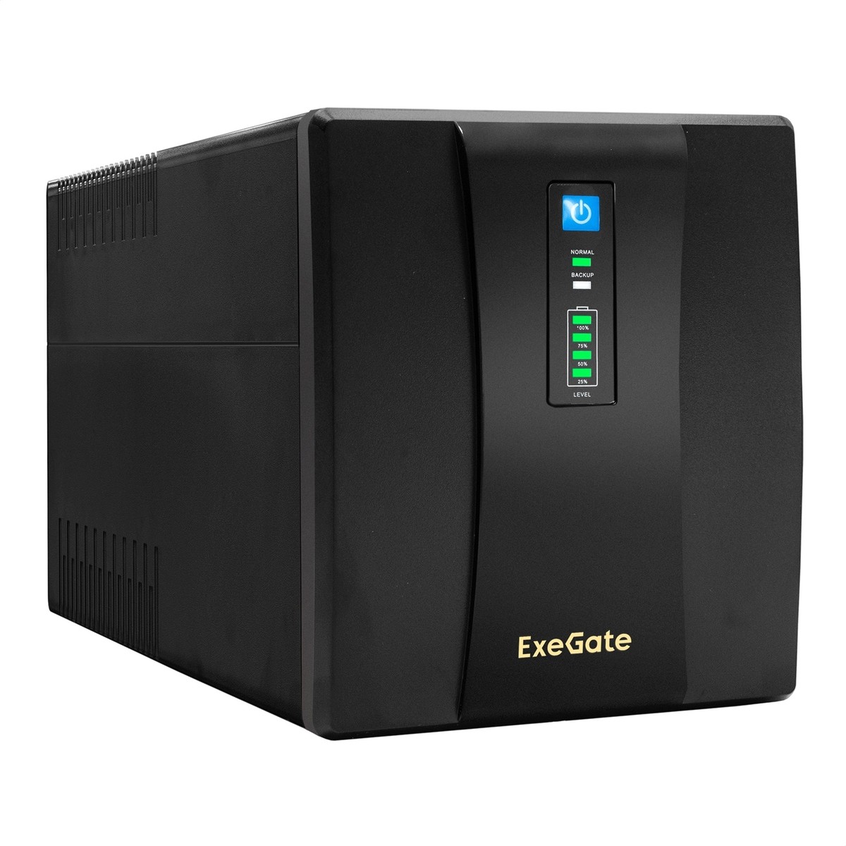 Повреждение упаковки Exegate EP285490RUS ИБП ExeGate SpecialPro UNB-1200.LED.AVR.4SH.USB <1200VA/750W,LED, AVR, 4*Schuko, USB, Black>
