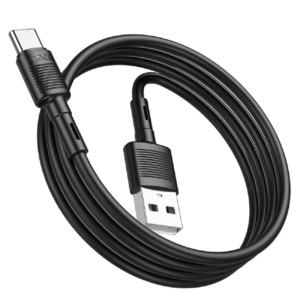 HOCO Кабель USB2.0 Hoco AM/Type-C, 3А, X83, 1м, черный, коробка