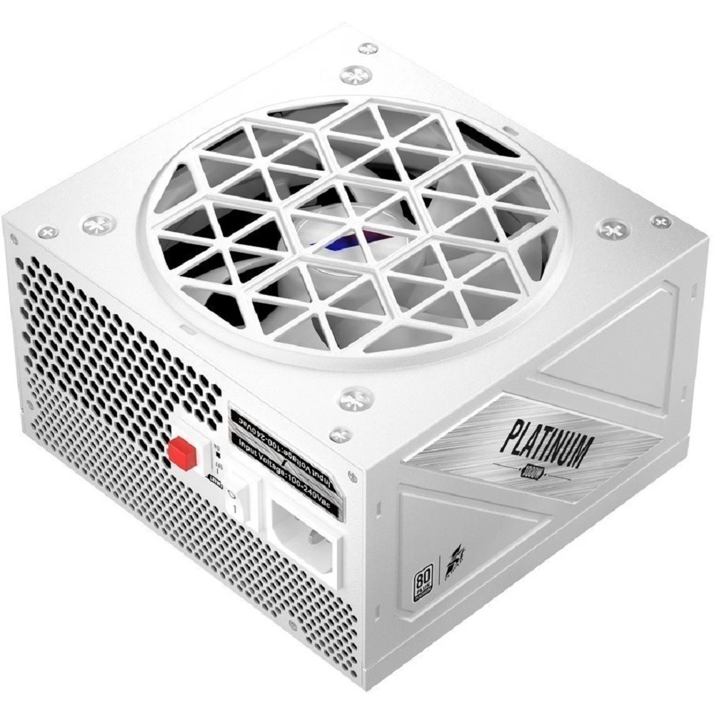 1STPLAYER NGDP Platinum 1000W White / ATX3.0, APFC, 80 PLUS Platinum, SR + LLC + DC-DC, 120mm fan, full modular / HA-1000BA3-WH
