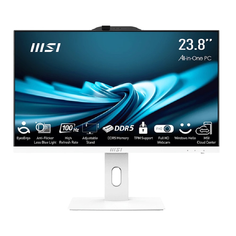 MSI Pro AP242P 14M [9S6-AE0622-1063] White 23.8" {FHD  i5-14400 (2.5GHz)/8Gb DDR5(1x8Gb)/512Gb SSD/ Intel UHD/WirelessKB&amp;mouse/NoOS}
