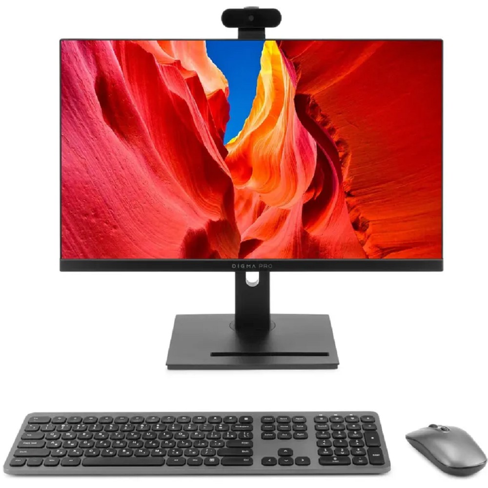 Digma Pro Vision [DM23P5-ADXW04] 23.8" Full HD i5 1235U/16Gb/SSD512Gb Iris Xe/CR/W11Pro/kb/m/черный 1920x10